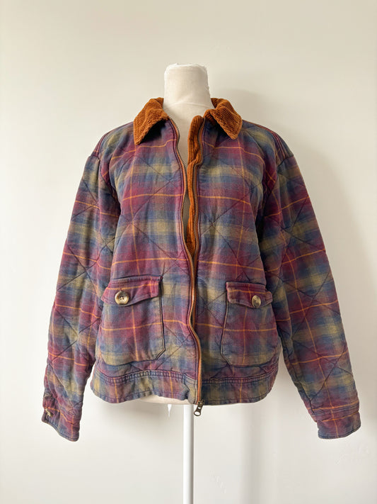 Plaid jacket-XS