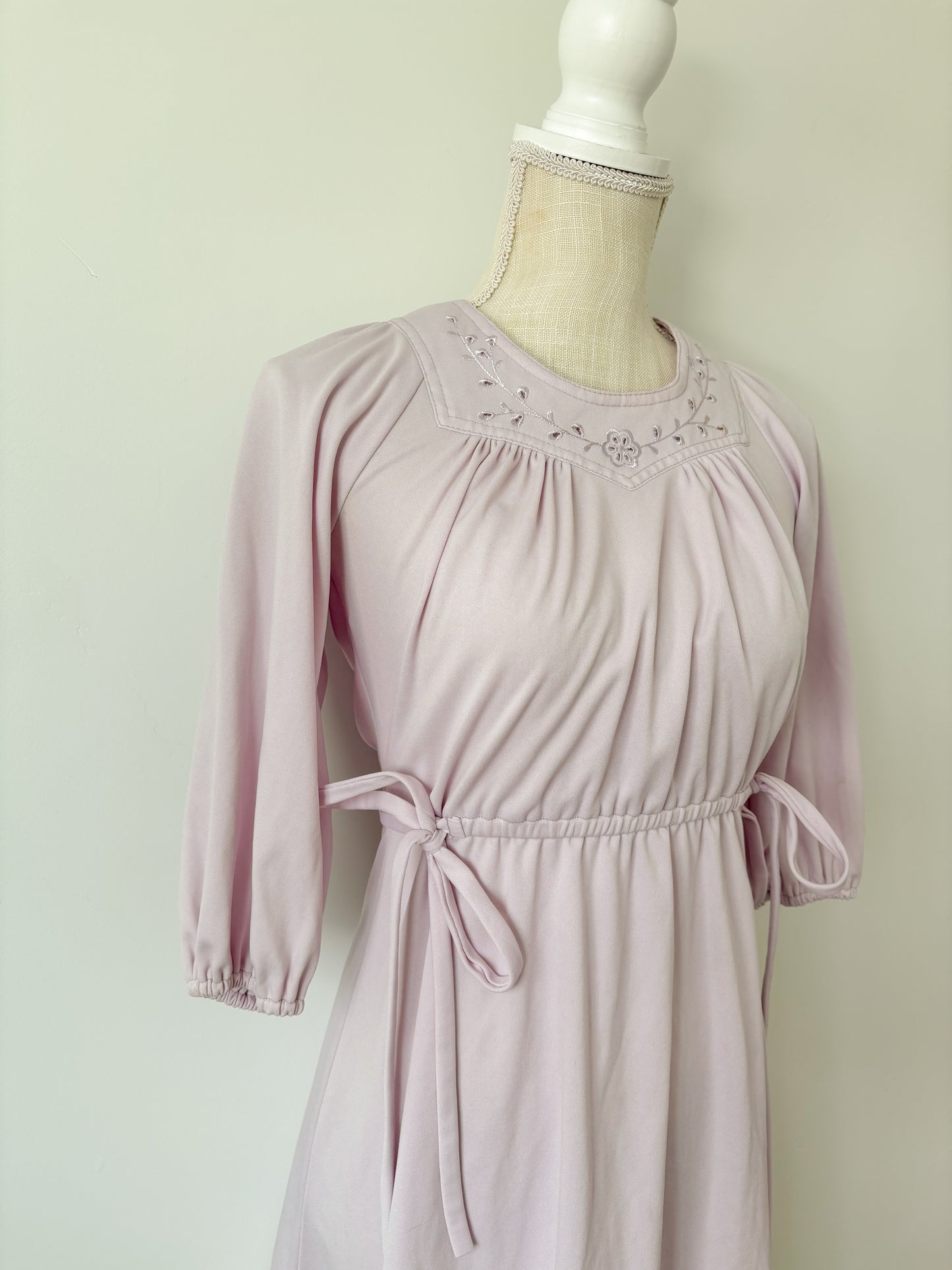 Violet side tie dress-S