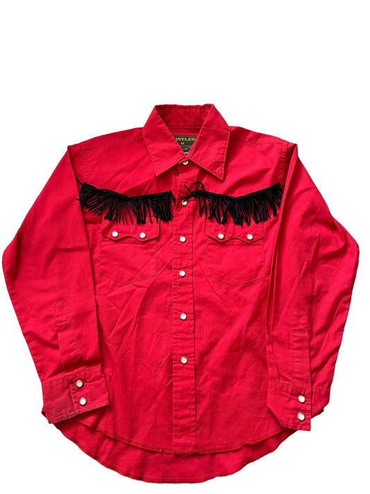 Red rustler button up-YM