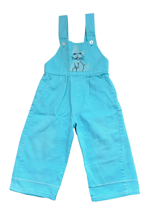 Baby Blue dog overalls