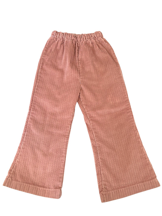 Youth pink corduroy flares 4T