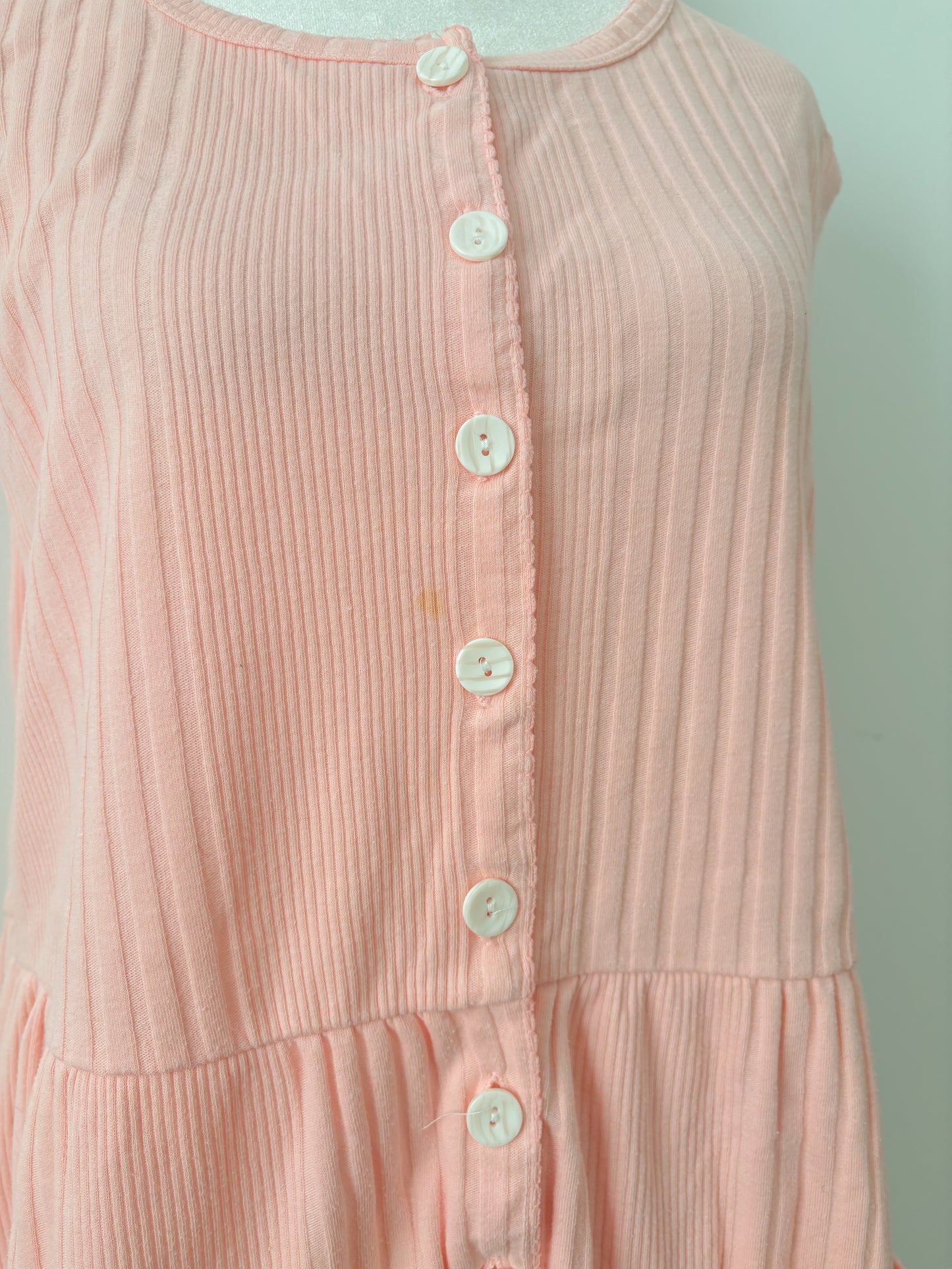 Peach romper-L