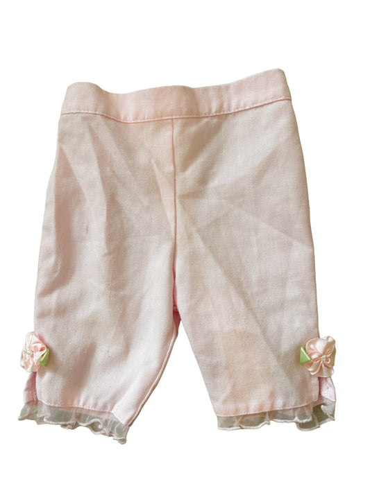 Baby pink pants-6-9M