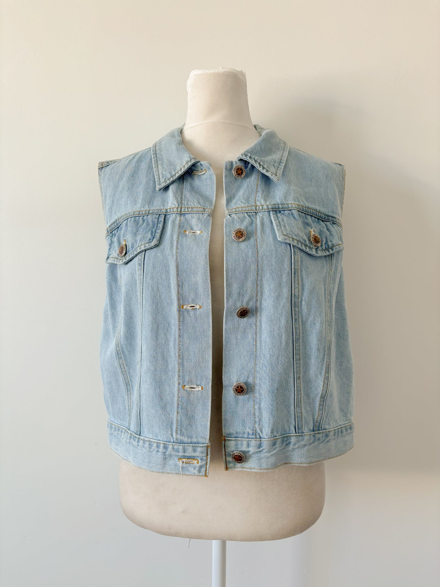 Denim vest-L