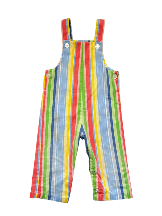 Baby colorful striped overalls-2T