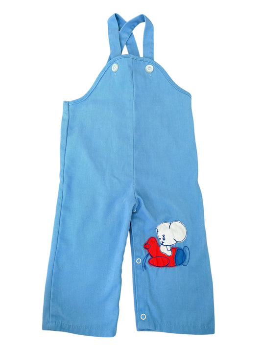 Baby Blue airplane overalls-24M