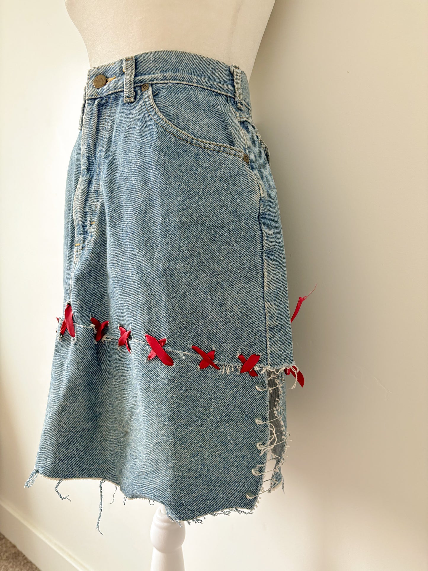 Upcycled Lee skirt-M