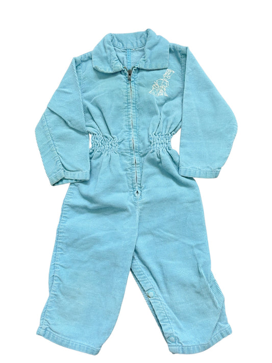 Baby Blue corduroy jumpsuit-6-12M