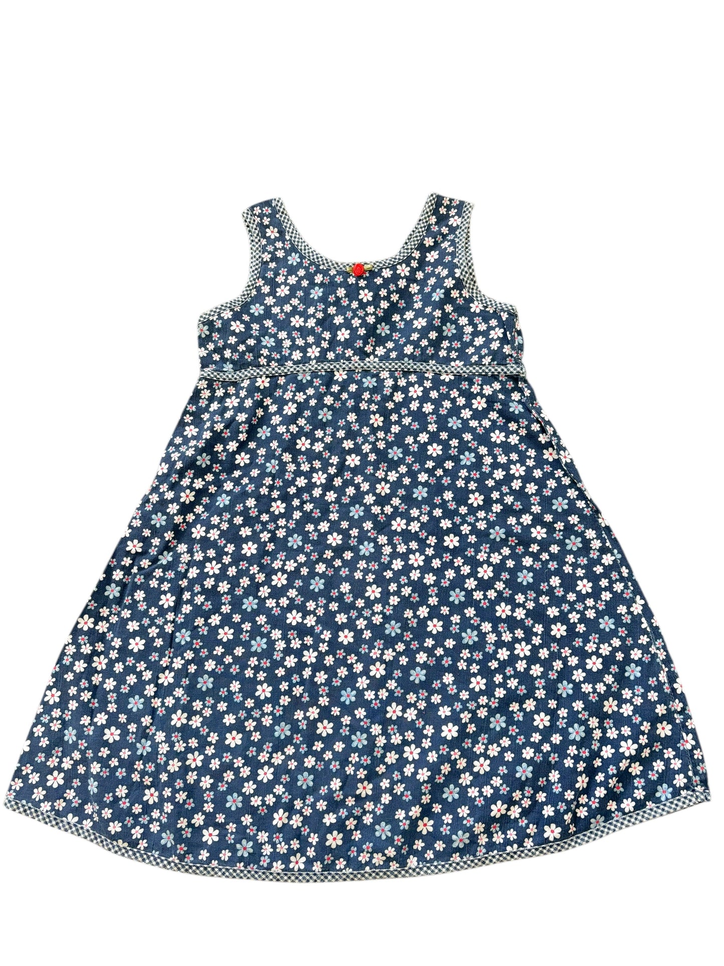 Youth blue floral Zoey dress-6