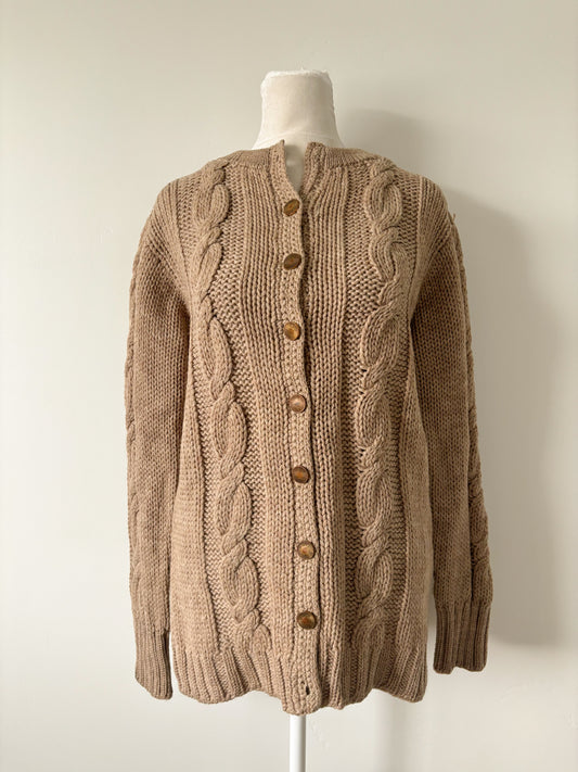 Brown cardigan-M