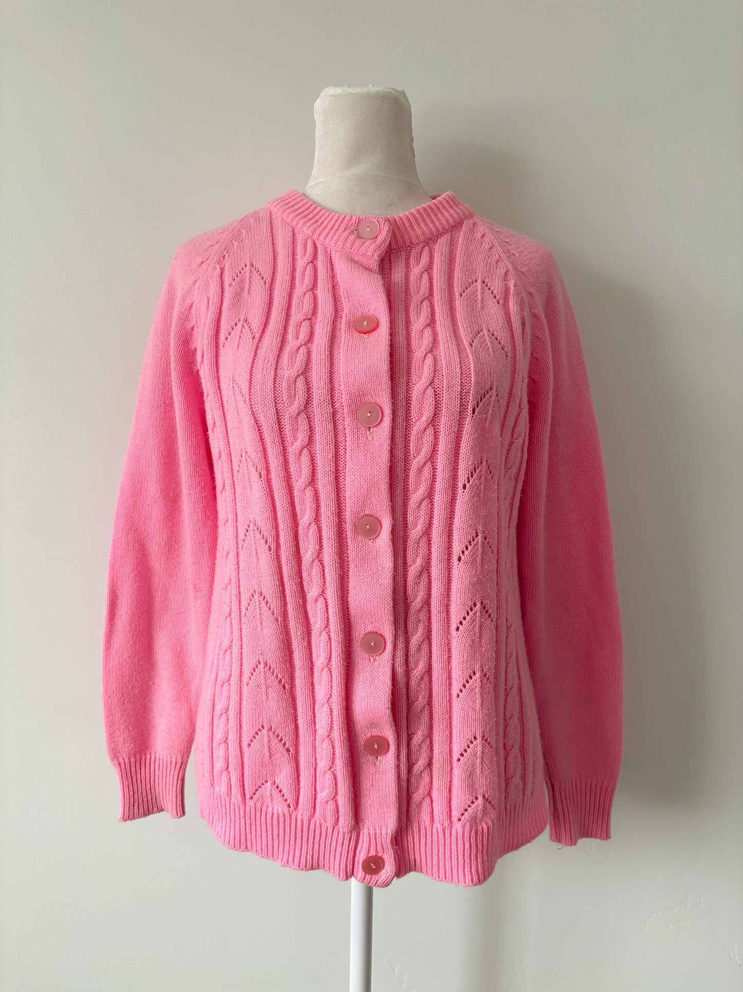 Pink cardigan-M