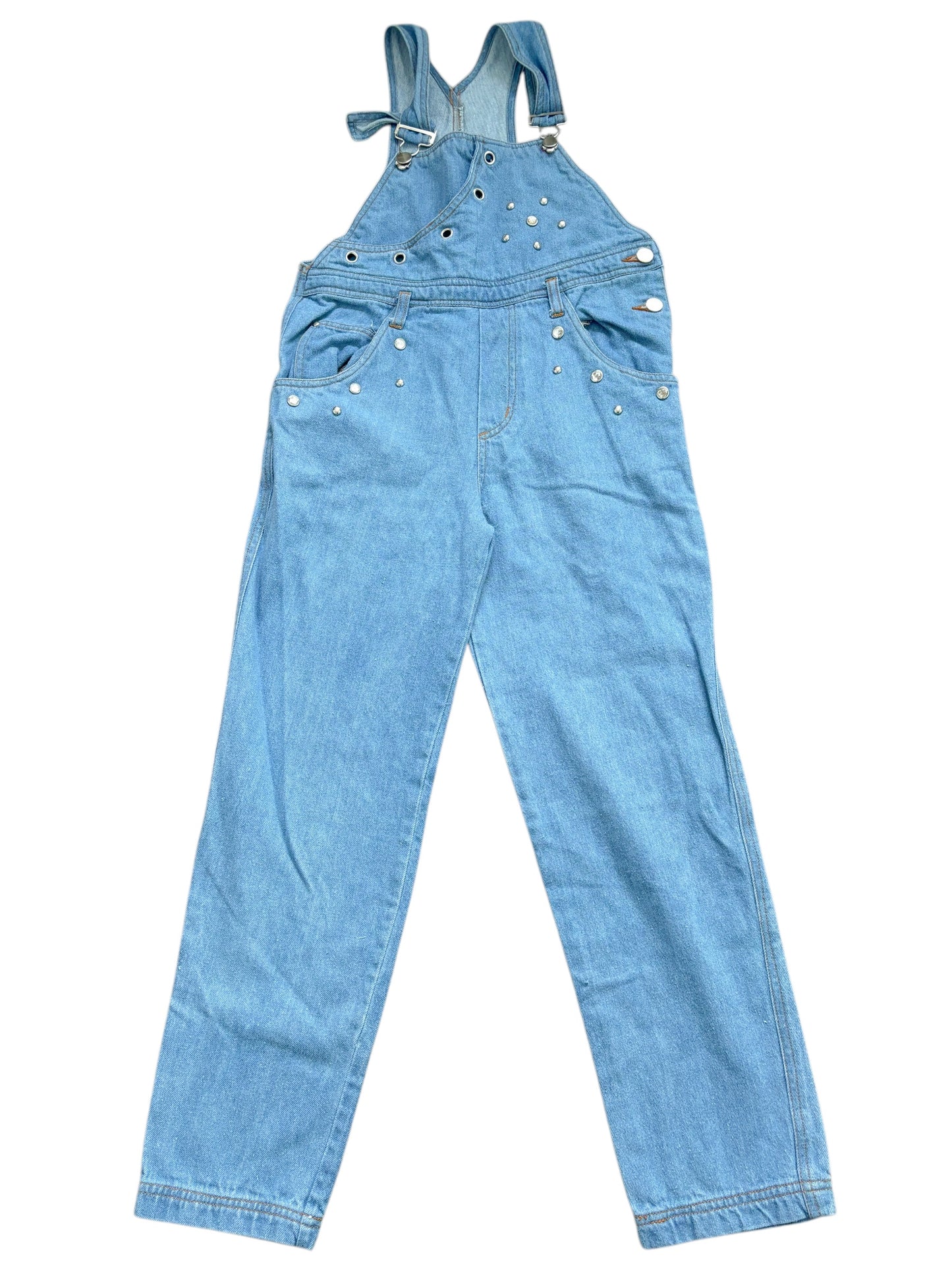 Youth Denim beaded overalls-10