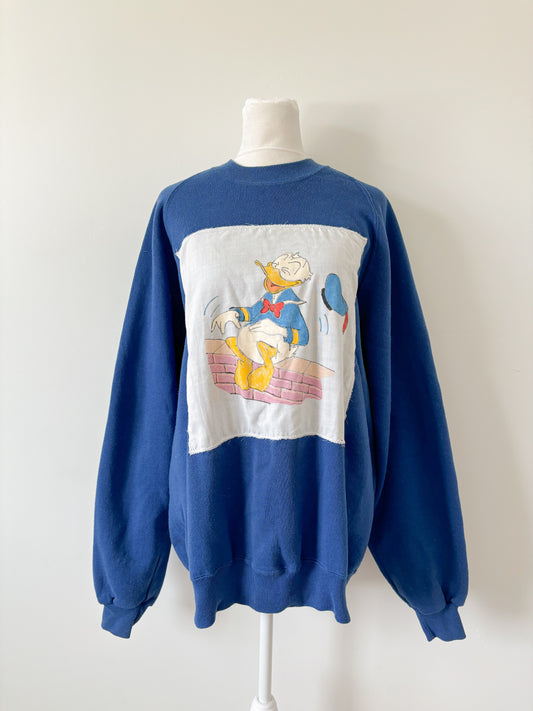 Blue Donald sweatshirt-XXL