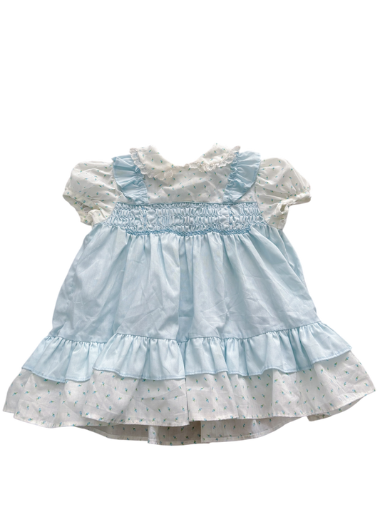 Baby blue princess Anne dress-24M