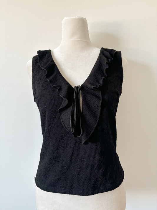 Black tempo blouse-S