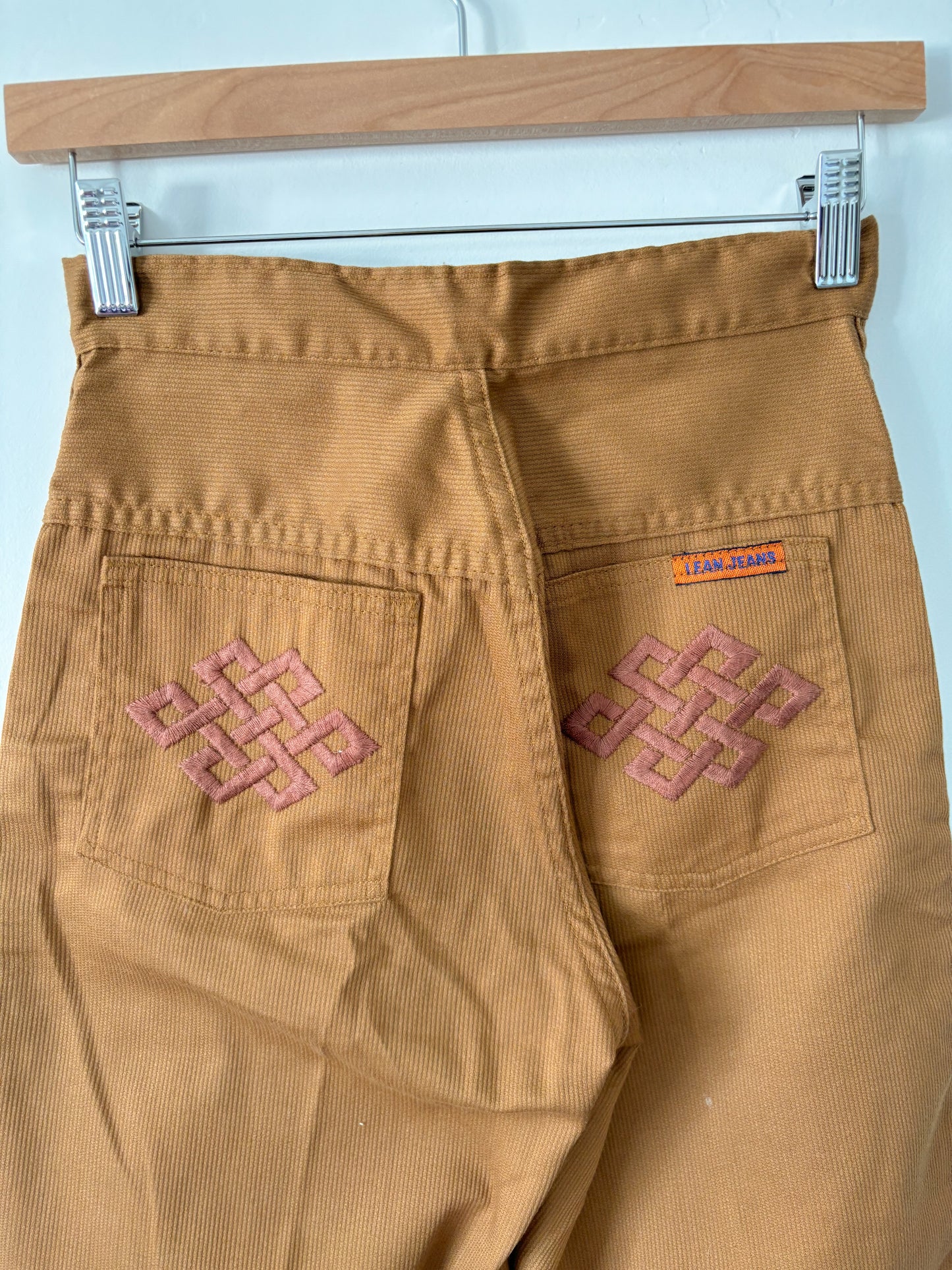 Brown lean Jean pants-S