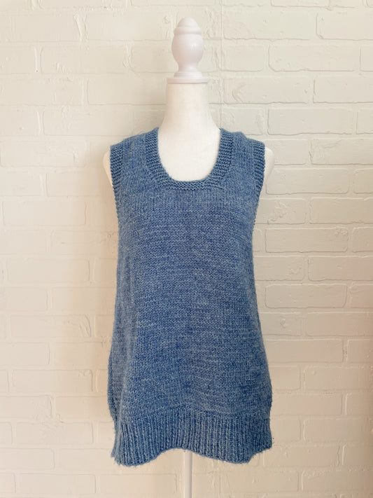 Blue Sweater Vest-Small