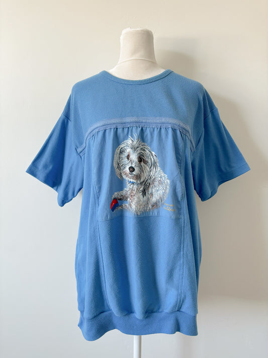 Blue dog tee-XL