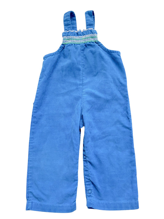 Blue corduroy buster overalls-18M