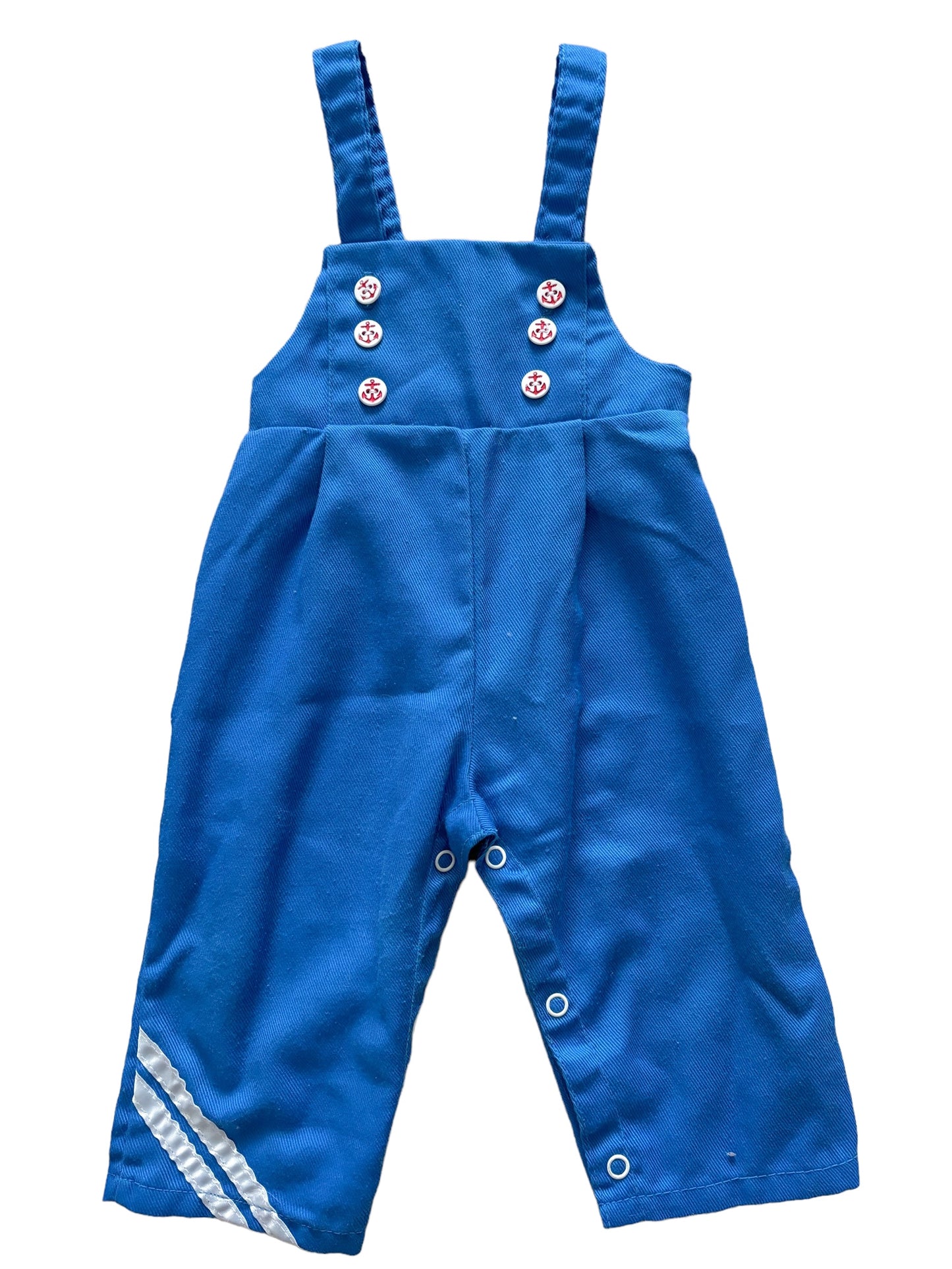 Baby blue sailor romper-9M