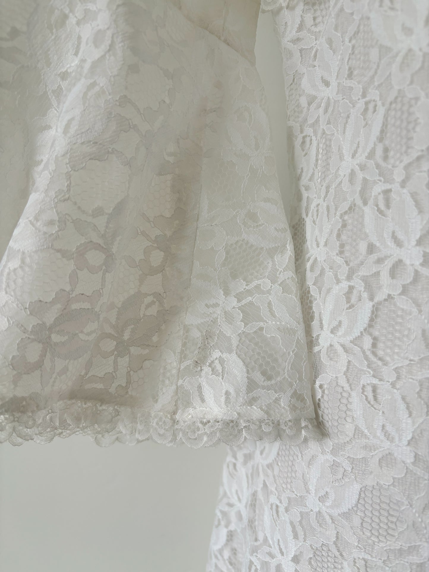 Lace wedding dress-S