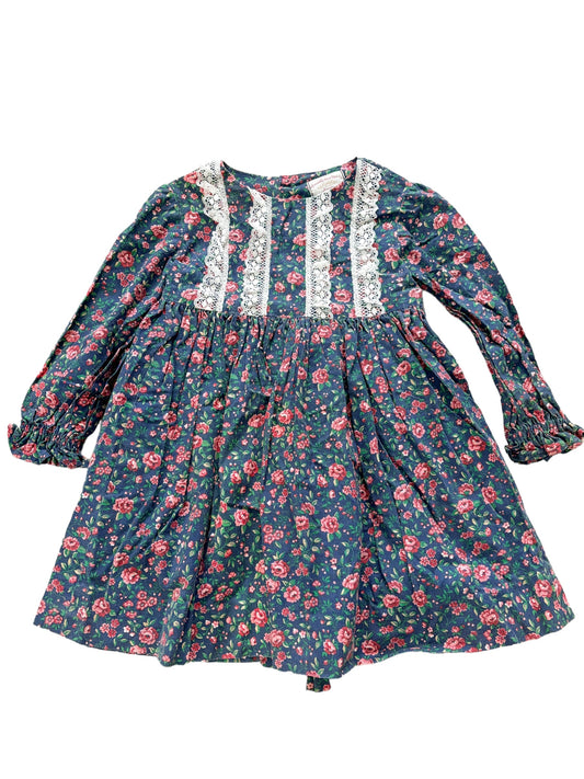 Baby navy floral Nancy dress