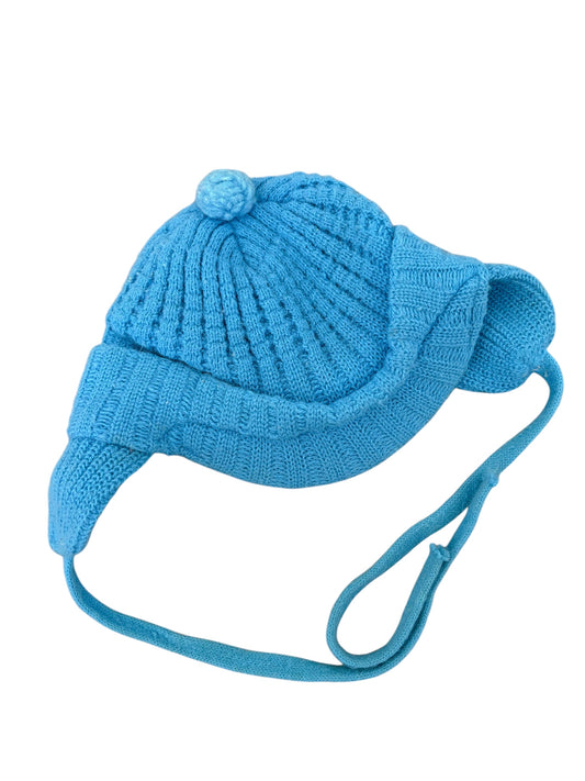 Baby blue knit hat