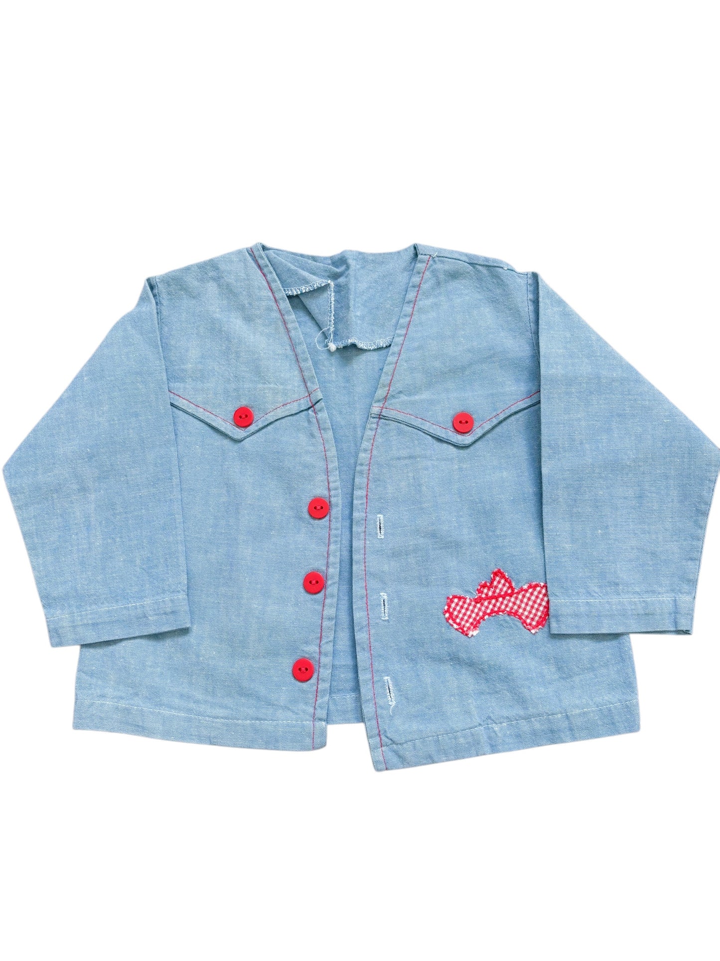 Baby Blue cowboy hat button up