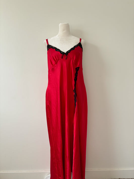 Red slip dress-XL