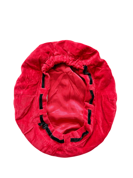 Baby red velvet beret-3-4T