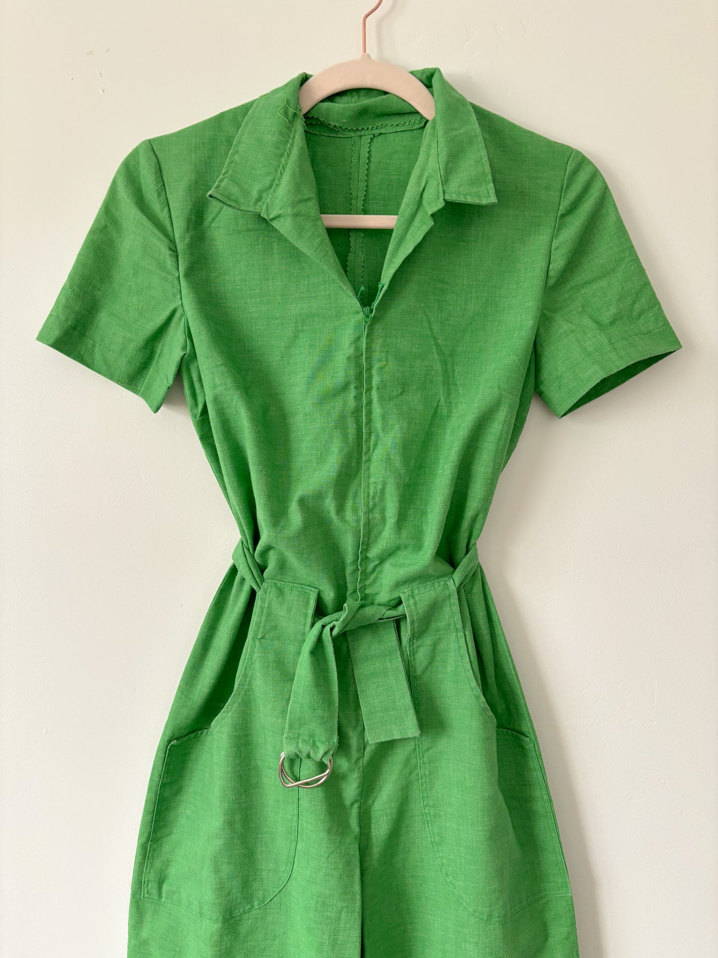 Green jumpsuit-M