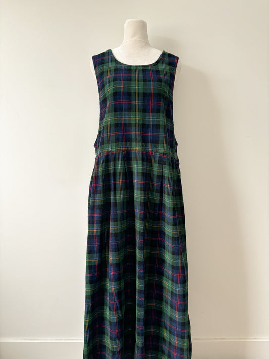 Plaid fads dress-L