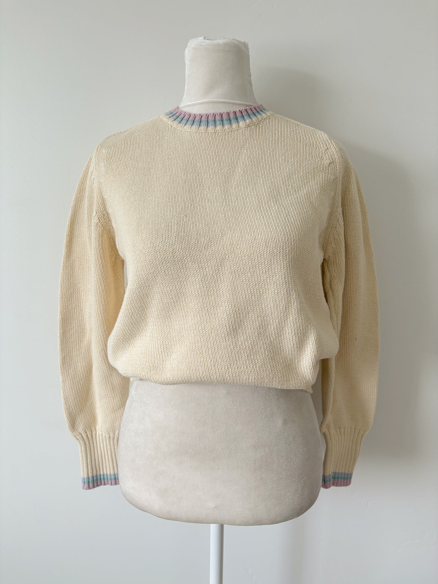 Cream hunters run sweater-XS