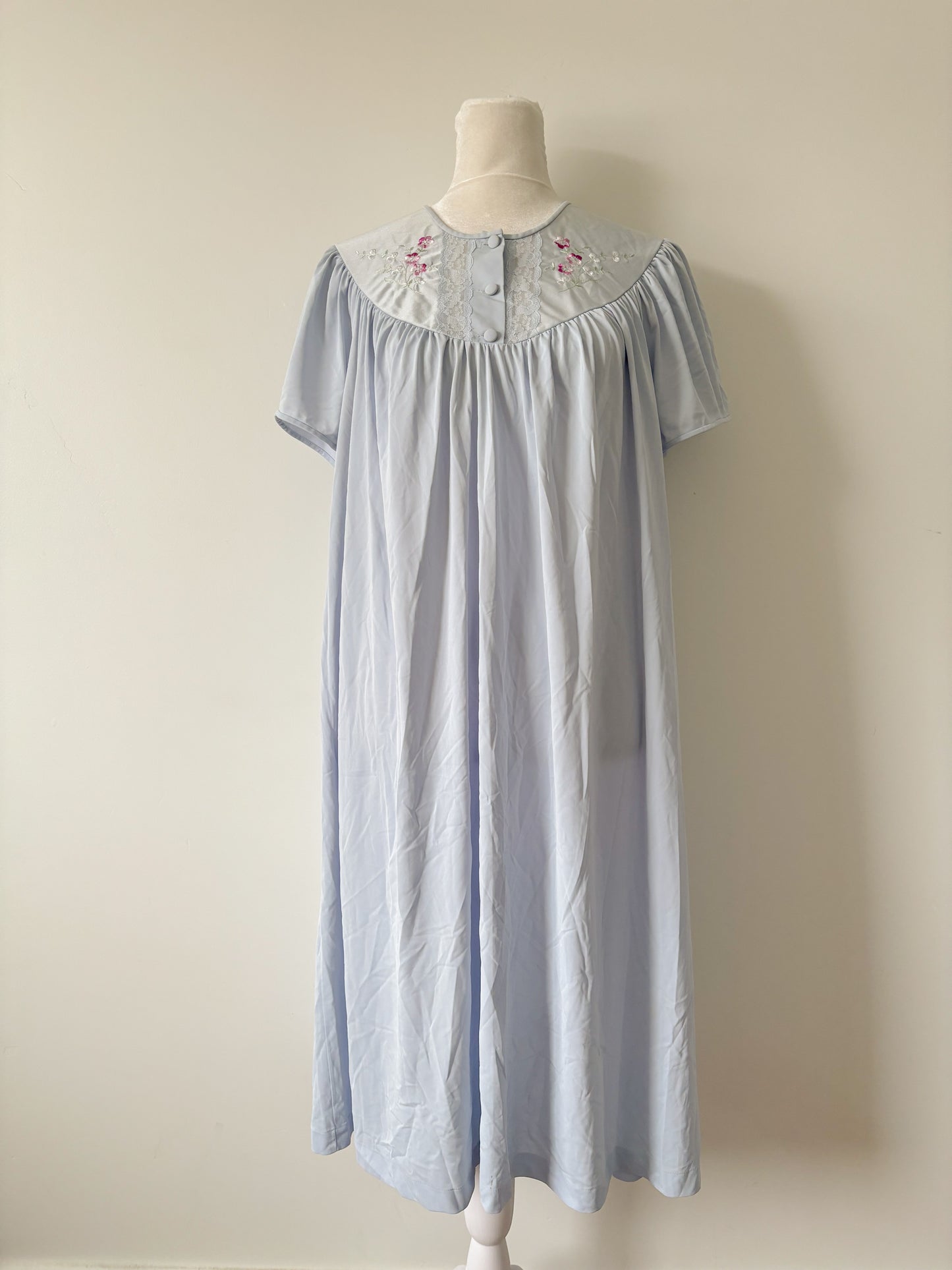 Blue slip nightgown-XL