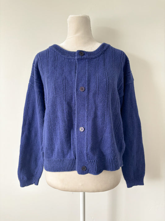 Navy Paul cardigan-M