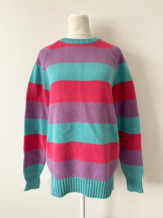 Merona colorful striped sweater-M