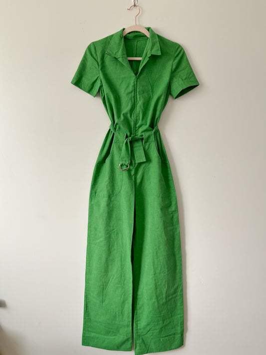 Green jumpsuit-M