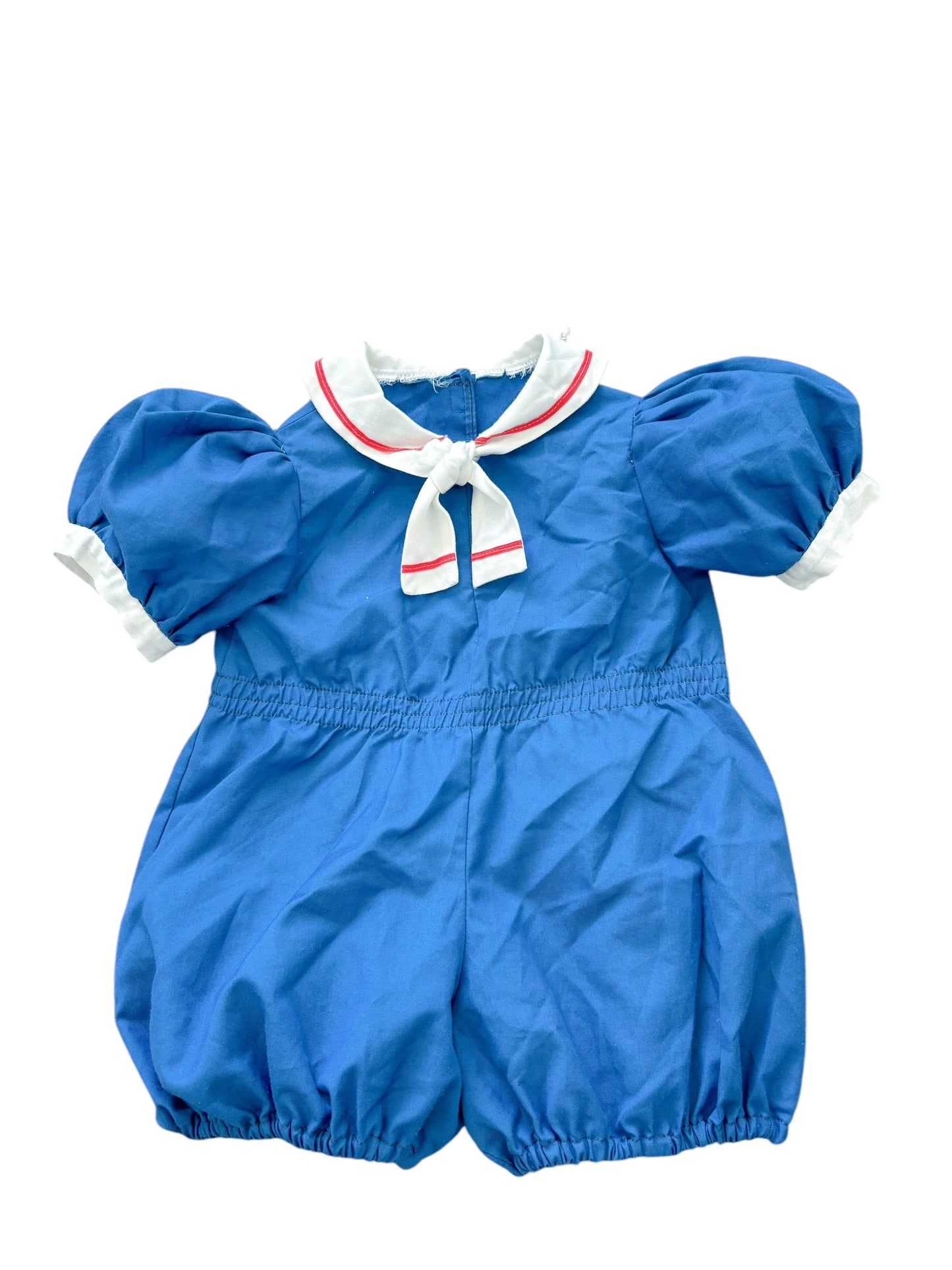 Baby blue sailor romper