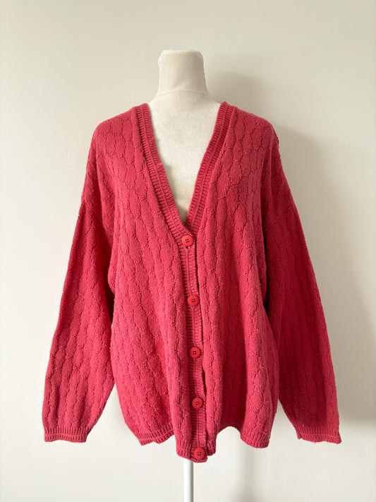 Red cardigan-L