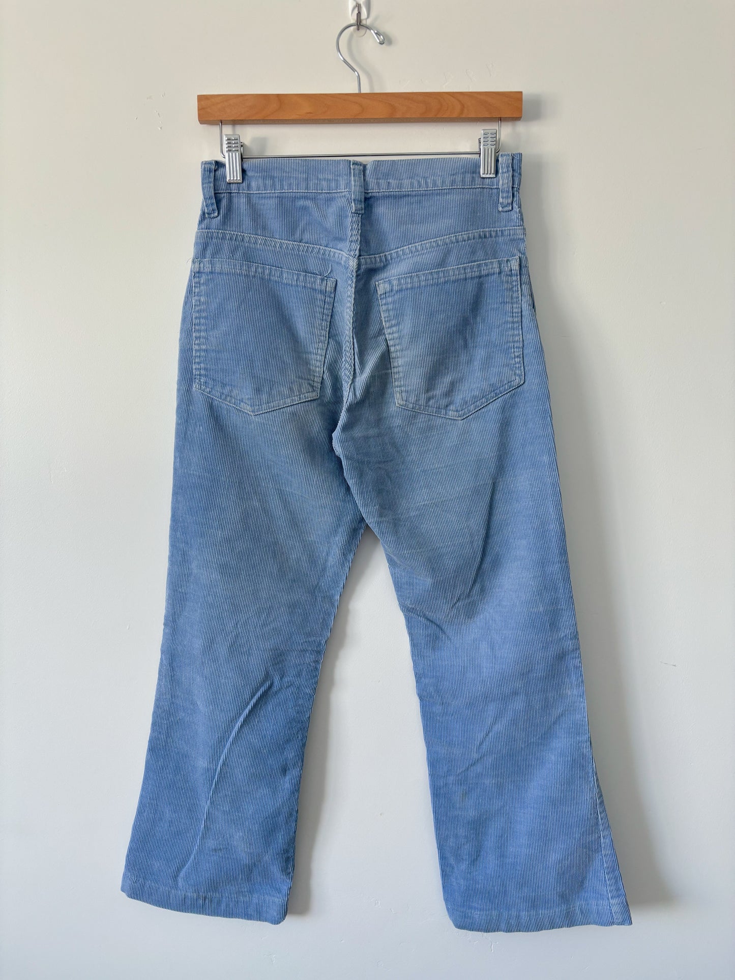 Blue corduroy pants-S