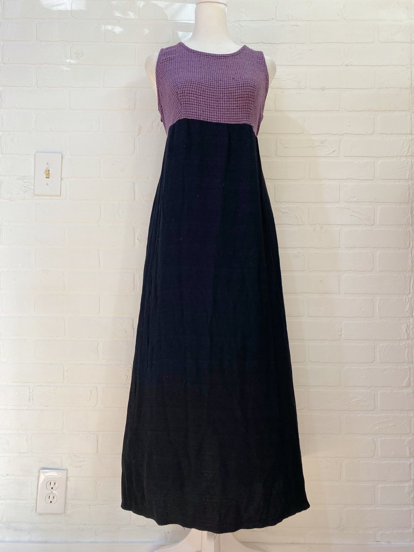 Purple and black uniform dress-S