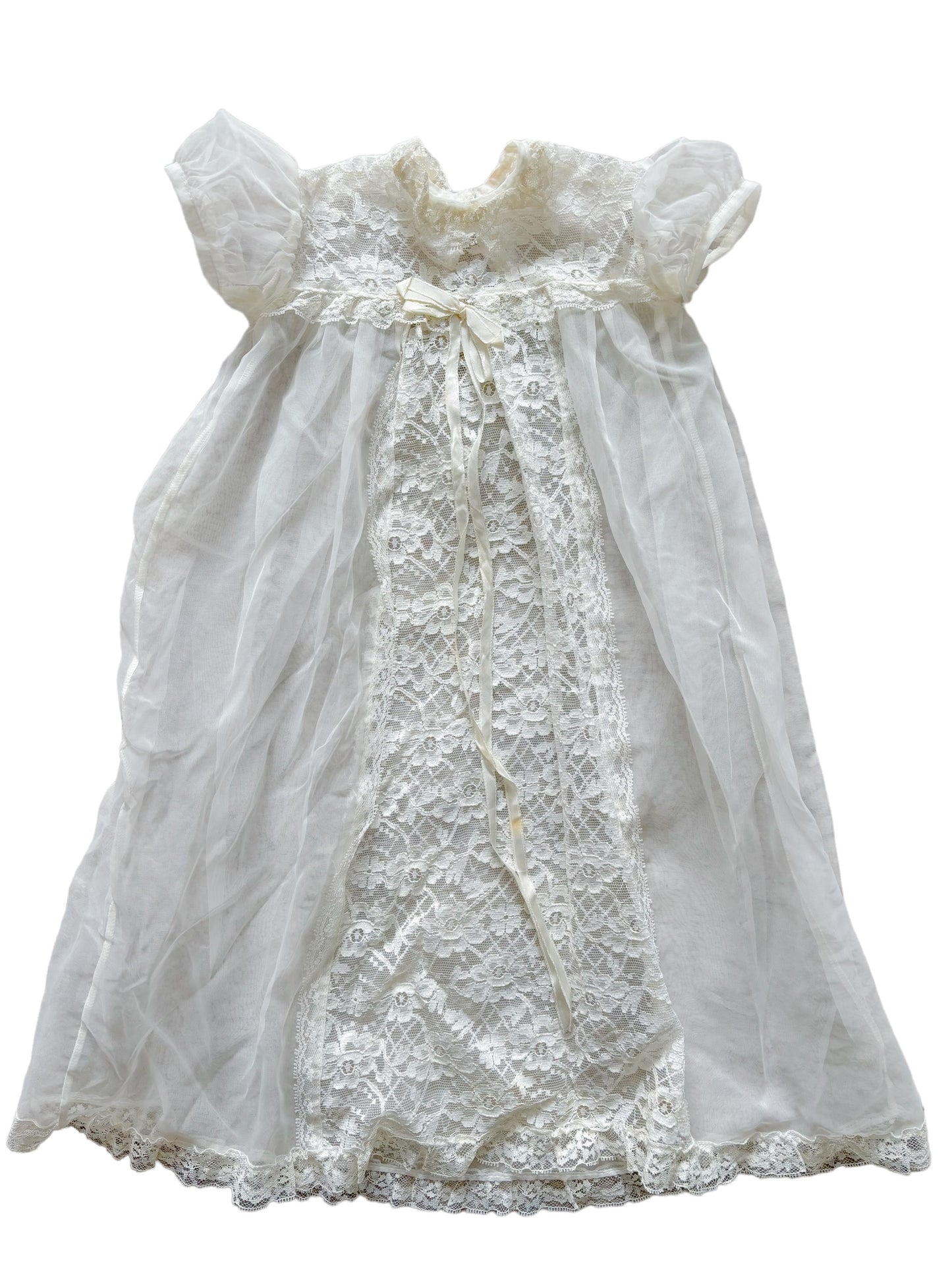 Baby sheer lace dress-NB