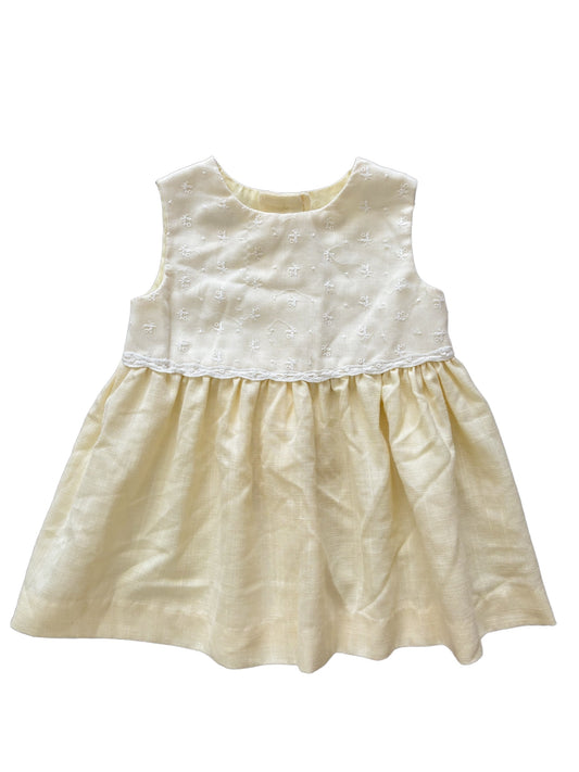 Baby yellow dress-24M