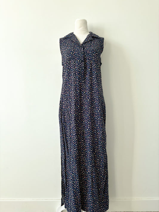 Navy floral Bentley dress-M