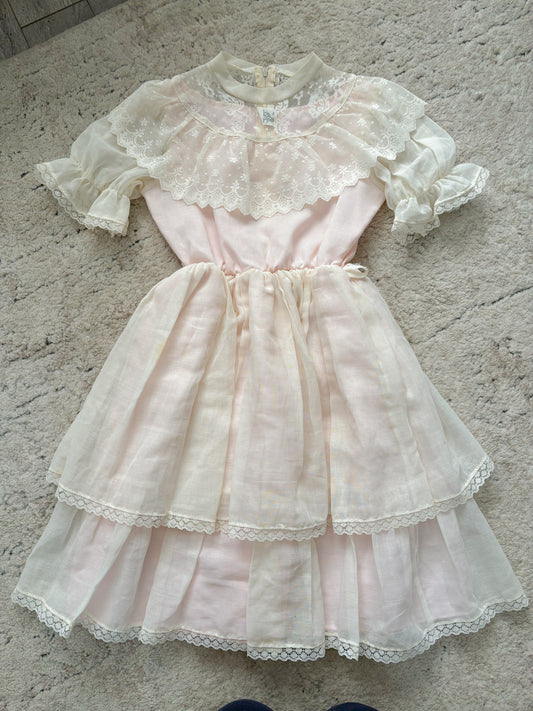 Baby pink dress-8T