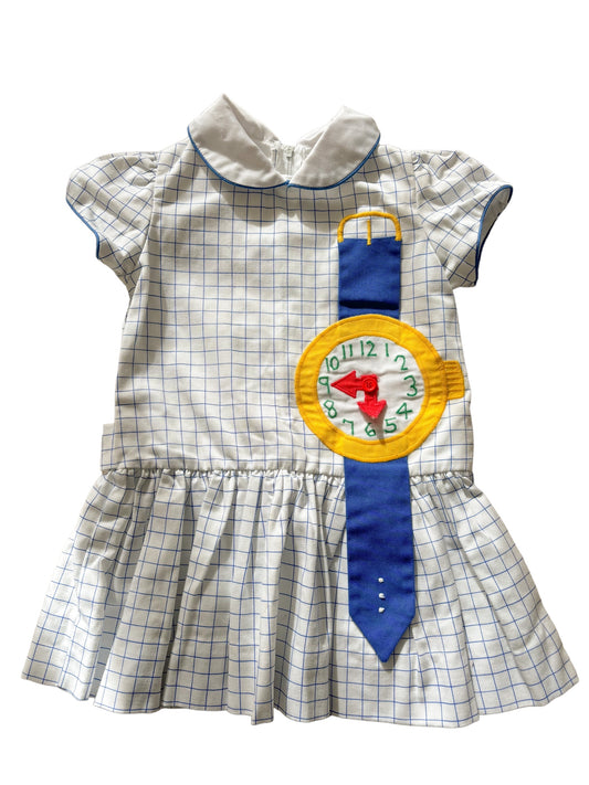 Baby checker clock dress